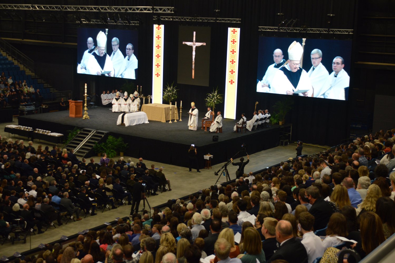 Bishops concelebrate the Mass of Christian Burial for Servant of God Father Emil J. Kapaun.
